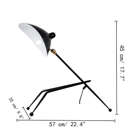 Modern Metal Tripod Table Lamp