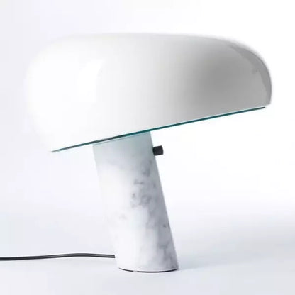 Iconic table lamp with marble base