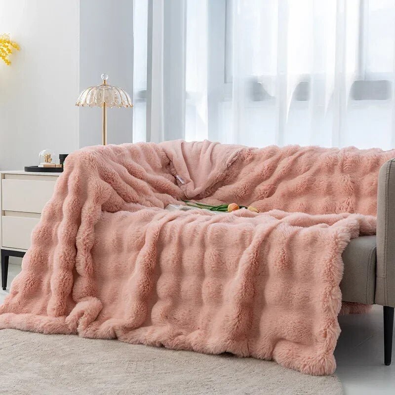 Fluffy Winter Blanket for Coziness