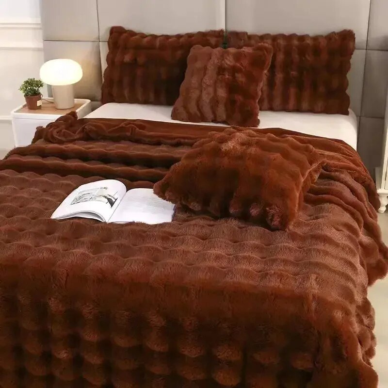 Fluffy Winter Blanket for Coziness