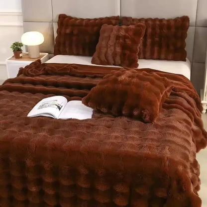 Fluffy Winter Blanket for Coziness