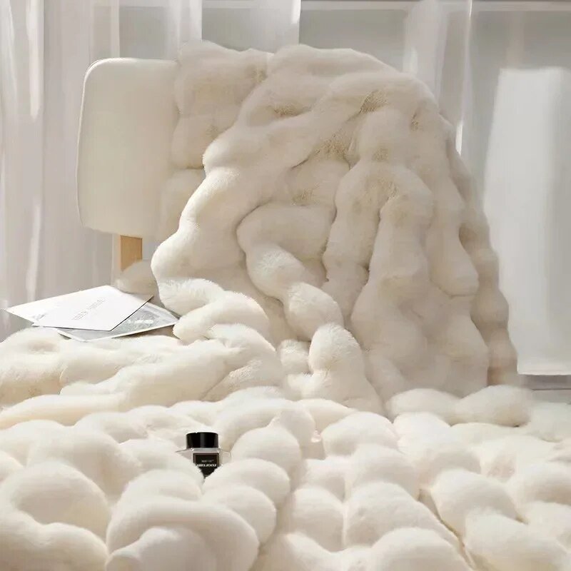 Fluffy Winter Blanket for Coziness
