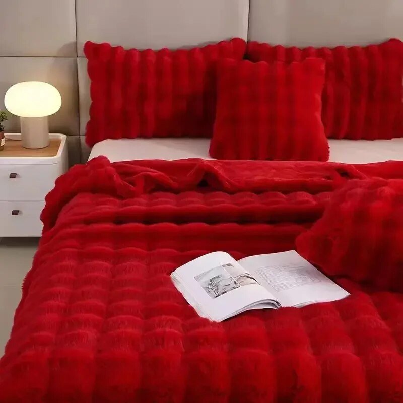 Fluffy Winter Blanket for Coziness