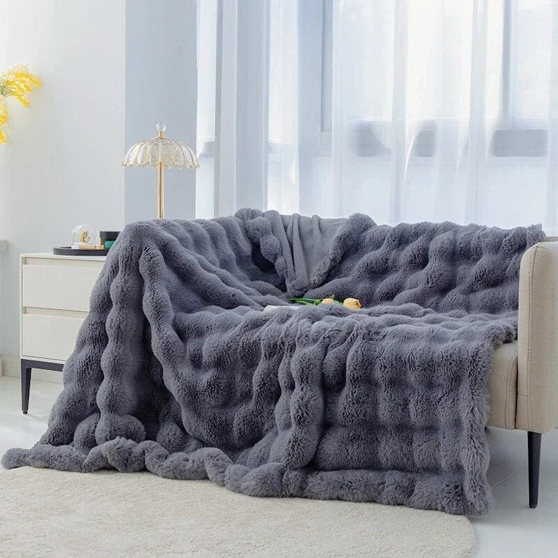 Fluffy Winter Blanket for Coziness