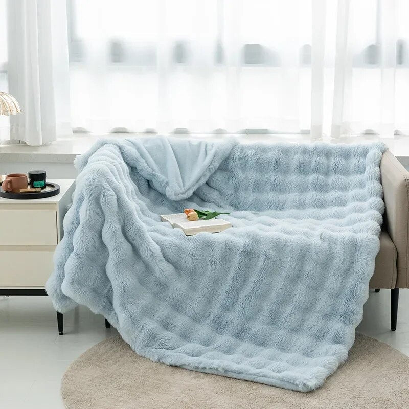 Fluffy Winter Blanket for Coziness