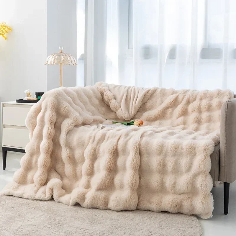 Fluffy Winter Blanket for Coziness