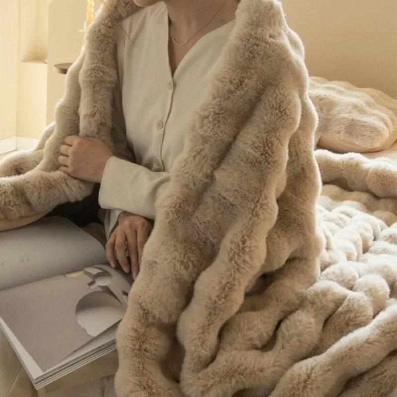 Fluffy Winter Blanket for Coziness
