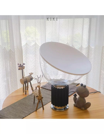 Sculptural Metal Table Lamp