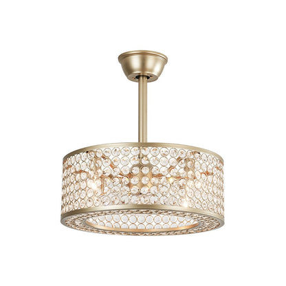 Modern Crystal Ceiling Fan Light